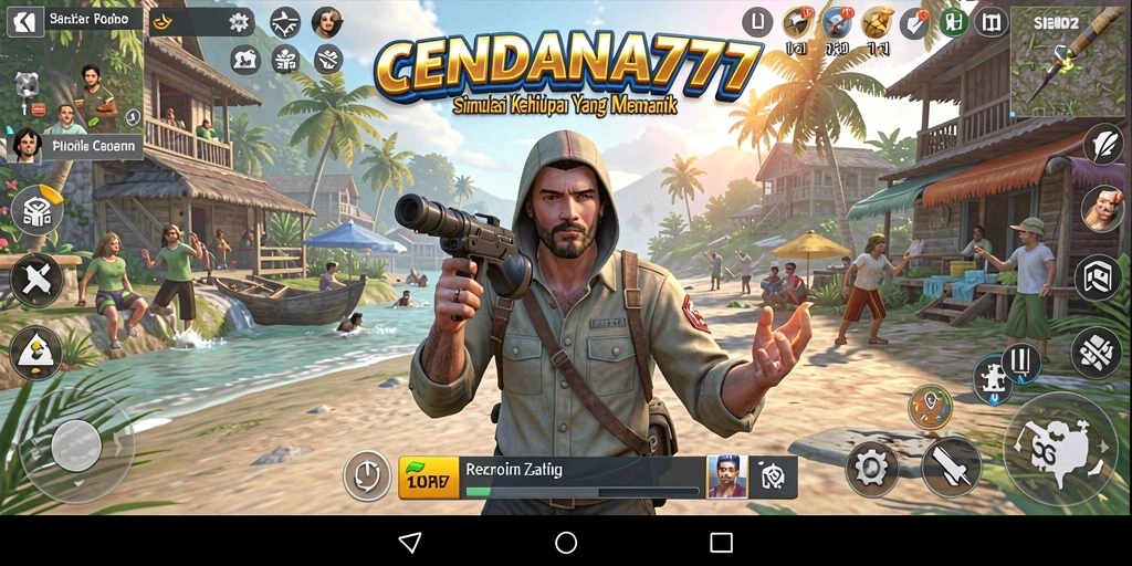 Tampilan gameplay yang menarik dari simulasi kehidupan.