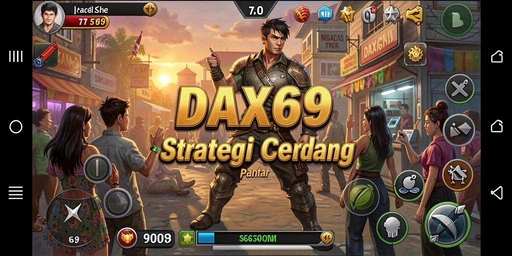Tangkapan layar DAX69 menunjukkan momen penuh aksi saat strategi diterapkan.