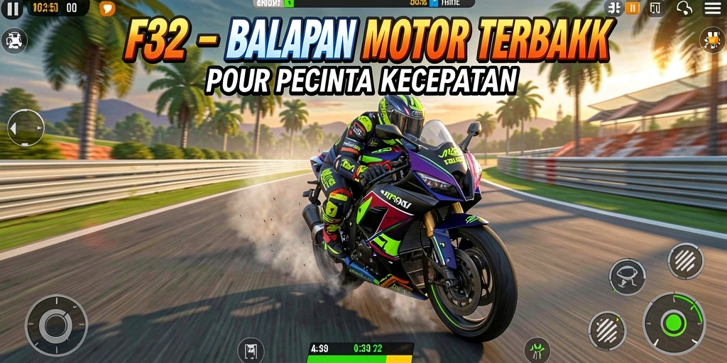 Tampilan menarik dari balapan seru di F32.