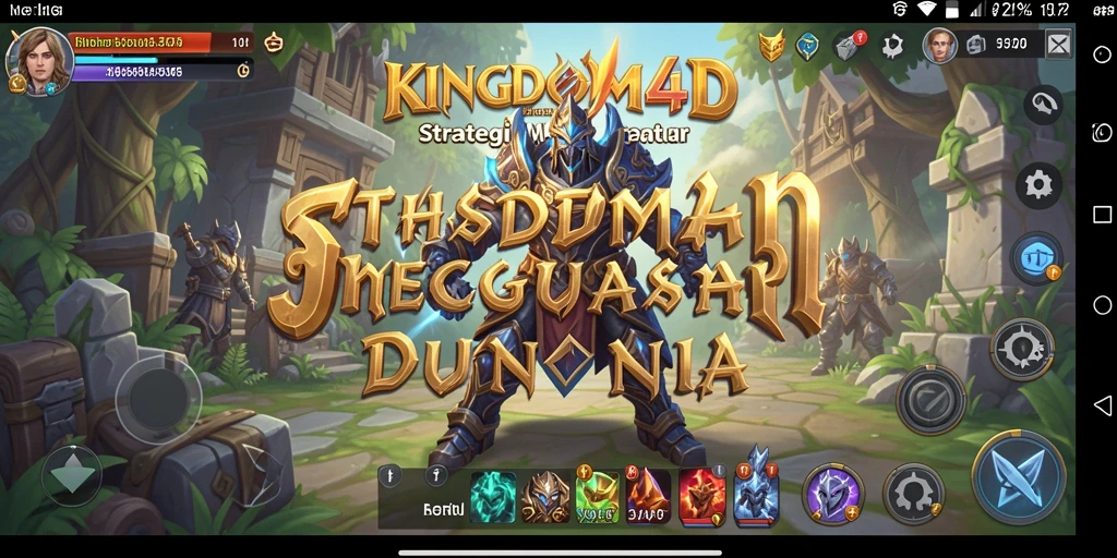 Tangkapan layar dari gameplay KINGDOM4D yang menggambarkan strategi mendalam.