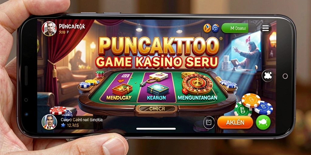 Screenshot PUNCAKTOTO menampilkan gameplay Kasino yang mendebarkan.