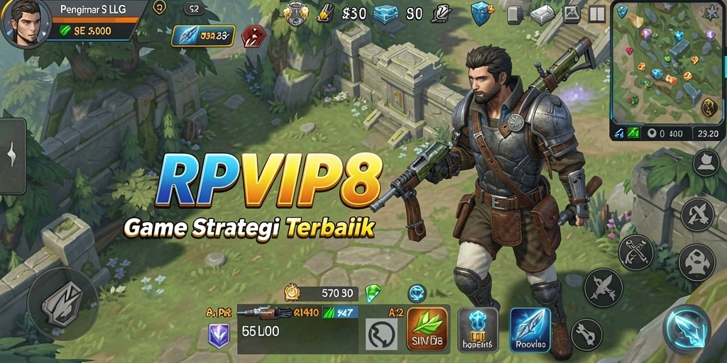 Tampilan gameplay menarik dalam RPVIP8 dengan strategi yang mendalam.