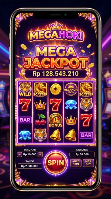 Tampilan antarmuka Pusat Unduh Megahoki yang sederhana.